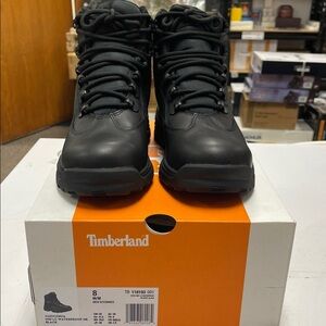 Timberland Men's Black Leather Boots